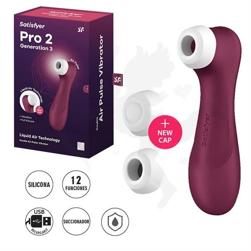 Succionador Satisfyer Pro 2 Generation 3 con App (Gris oscuro)